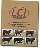 2008 LCI Herefords Sale catalogue cover