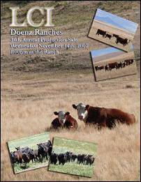 LCI Herefords/Doenz Ranch 34th Annual Production Sale